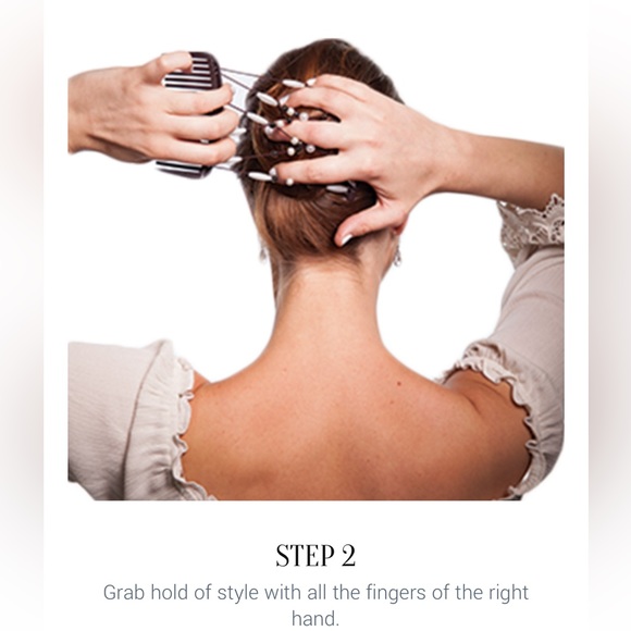 Hair Magic Original Small Miracle Pink Silver, Tan Combs - Picture 5 of 13